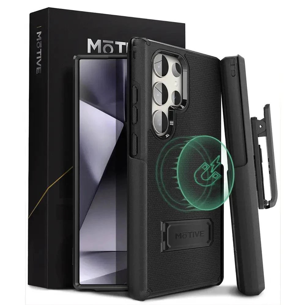 Galaxy S24 Ultra case with belt clip, rugged and durable protection.