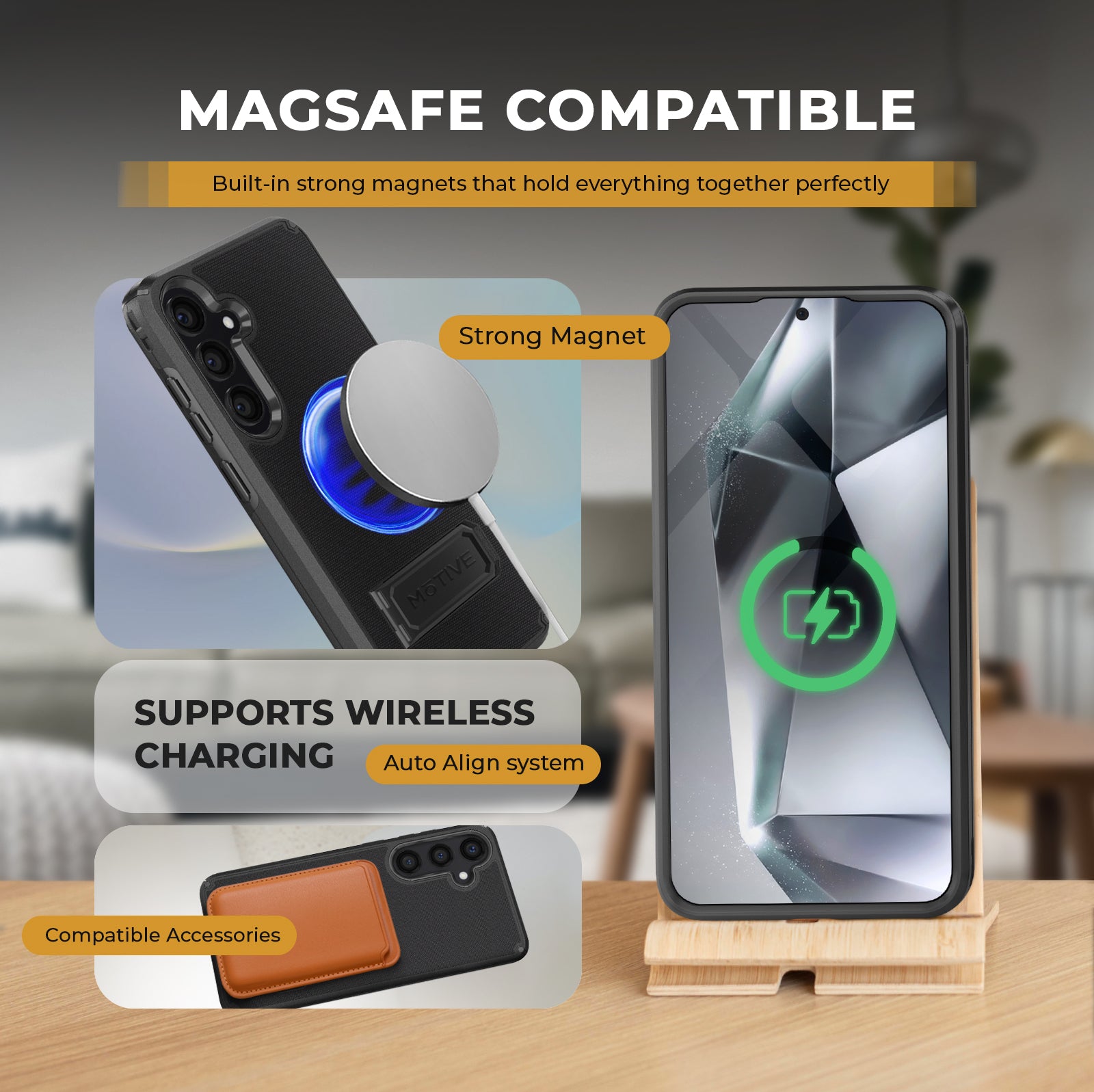 Belt Clip Holster & Case Combo (Screen Protector & Camera Lens) for Samsung Galaxy S24
