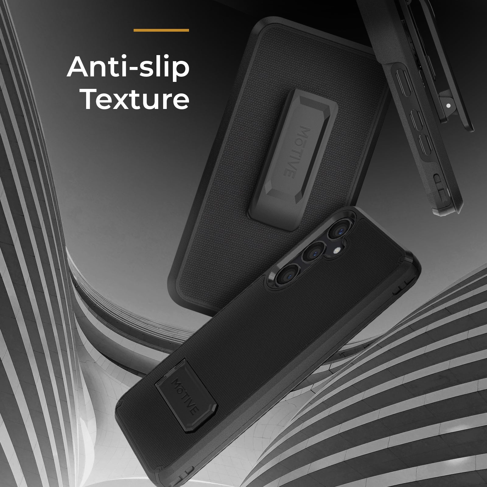 Belt Clip Holster & Case Combo (Screen Protector & Camera Lens) for Samsung Galaxy S24