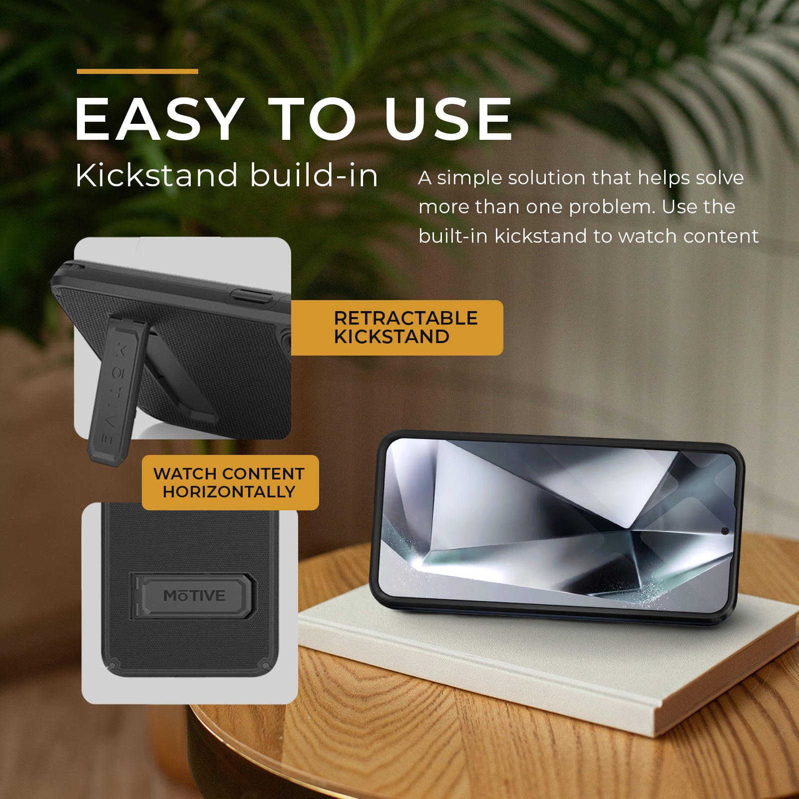 Belt Clip Holster & Case Combo (Screen Protector & Camera Lens) for Samsung Galaxy S24