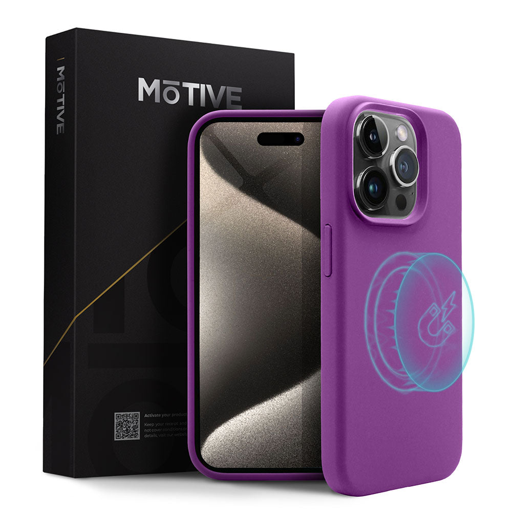 Slim Case for iPhone 15 Pro Max with liquid silicone finish and MagSafe compatibility.